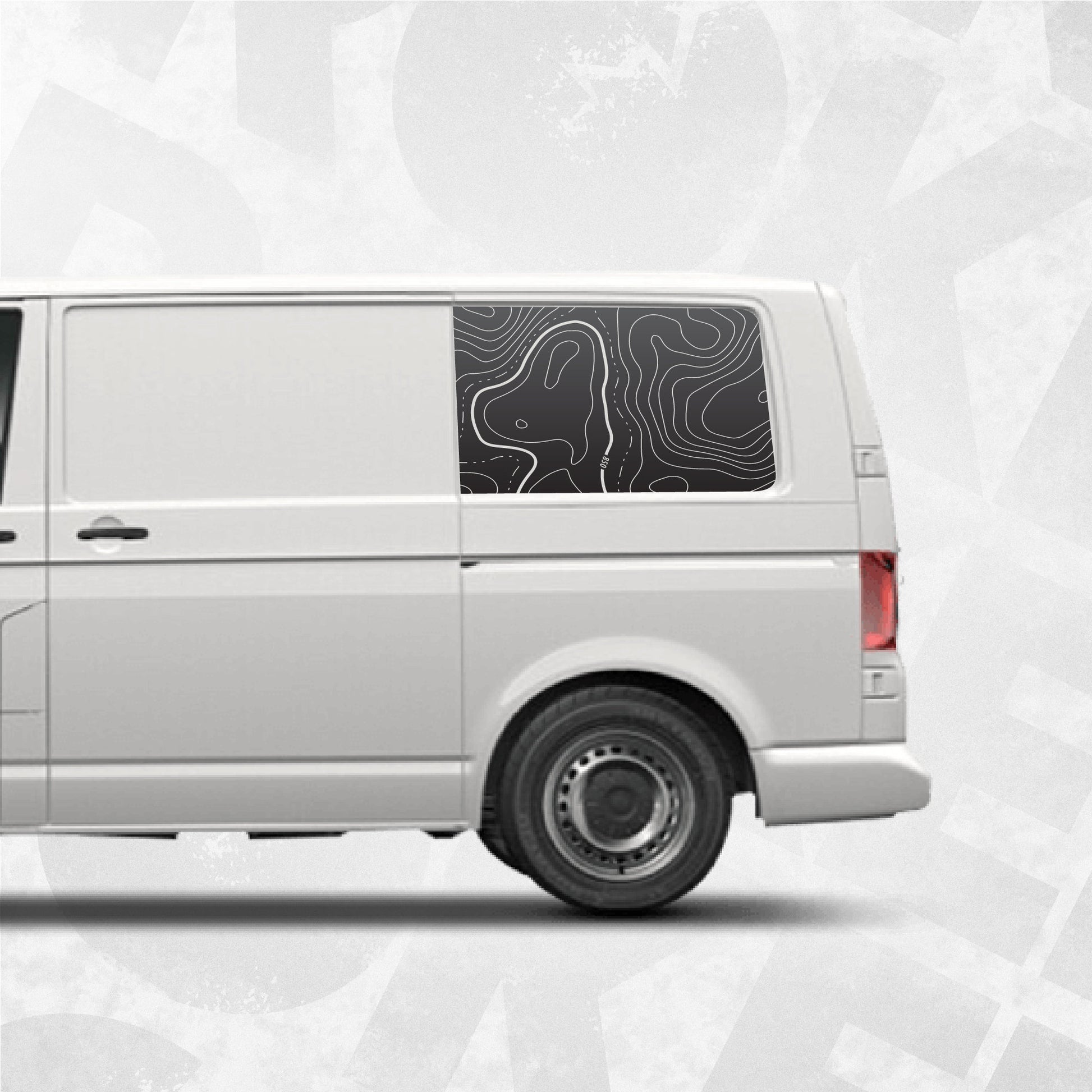 volkswagen van topography decal