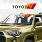 Toyota Windshield Banner Decal - Car JDM Window Sticker