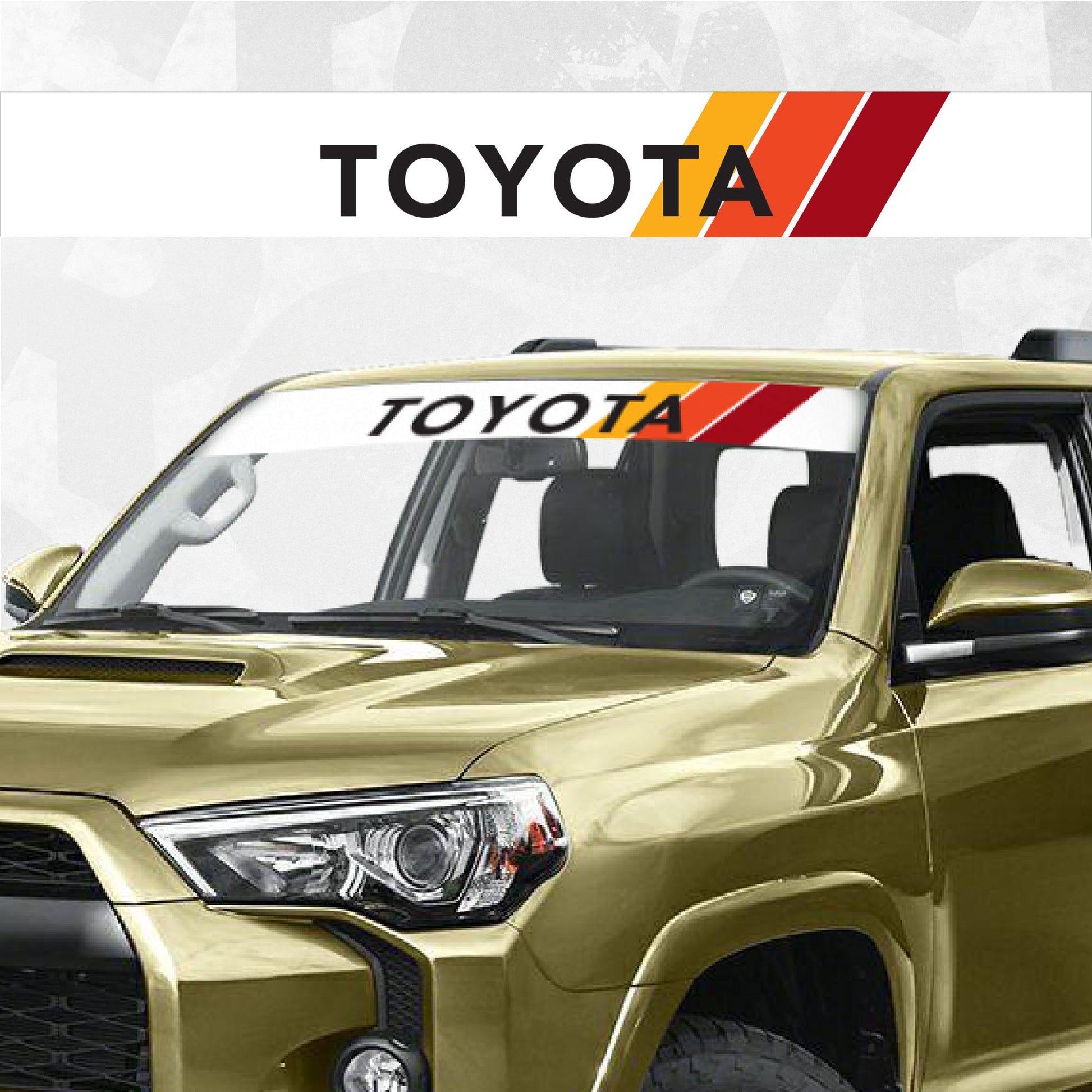 Toyota Windshield Banner Decal - Car JDM Window Sticker