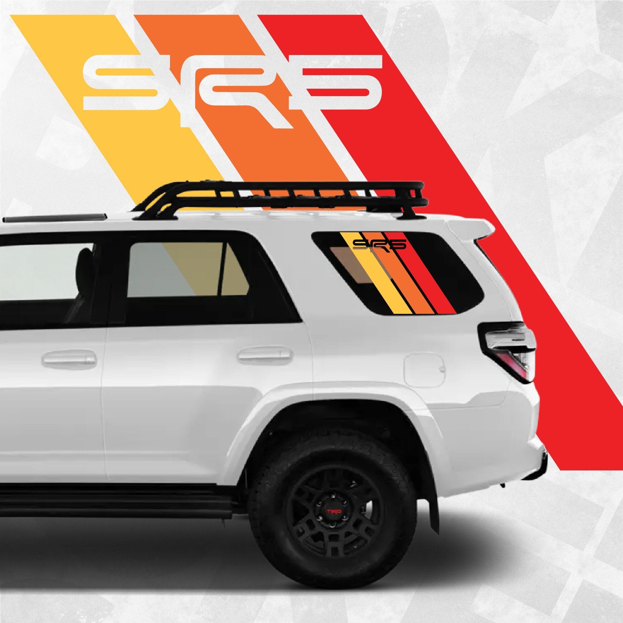 Toyota 4runner SR5 Window Decals